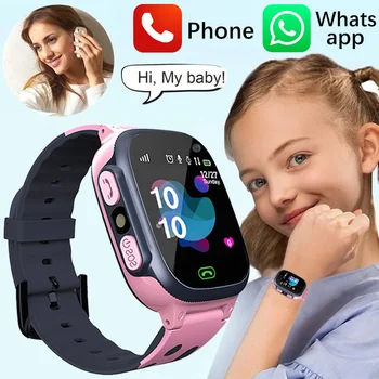 2023 Naujas Smart Žiūrėti Xiaomi Vaikams GPS SOS Vandeniui Smartwatch Laikrodį SIM Kortelės buvimo Vietą Tracker Vaikui Žiūrėti Geriausią