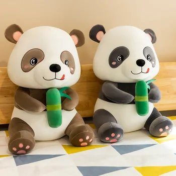 25-60cm Kawaii Minkštas Laikymo Bambuko Panda Pliušiniai Žaislai Mielas Įdaryti Gyvūnų Tarnybos Plauko Pagalvę Namų Komfortą Pagalvėlė Kalėdų Dovanos