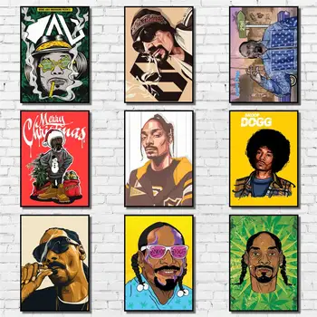 25 Dizaino Reperis Snoop Dogg Whitepaper Plakatas Alternatyvių Abstraktaus Meno Tapybos Juokinga Siena Lipdukas Kavos Namai Baras