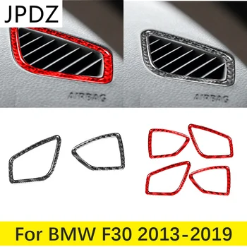 2vnt/komplektas Automobilio prietaisų Skydelio Rėmas Ventiliacijos Angos Oro Kondicionavimo sistema Apima Apdailos Lipdukai BMW 3 Series F30 F35 2013-2019 automobilių reikmenys
