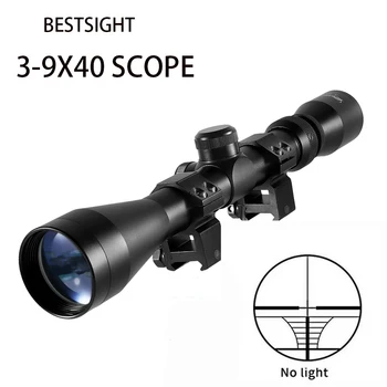 3-9X40 Medžioklės Šautuvas taikymo Sritis tolimatis tipo Apšviestas Optika Medžioklės Ginklų taikymo Sritis Mil Dot Riflescope Taktinis Optiniai Taikikliai