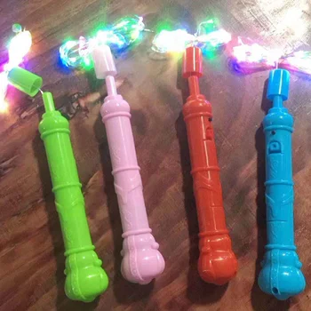 3pcs Bobo Balionas Švyti Lazdos LED Balionai Skaidrūs Priedai Vestuvių, Gimtadienio, Kalėdų Šventė Žėrintis Prekes