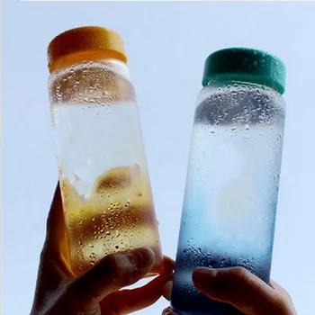 6 Spalvos Skaidrus Vanduo Buteliuose Nešiojamų Plastikinio Butelio Kūrybos Sultys, Arbata, Kava Kosmoso Drinkware Lauko Sporto Veikia
