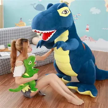 6 Stilių Modeliavimas Dinozauras, Pliušiniai Žaislai, Minkšti Pomėgiai Animacinių filmų Pagalvės Tyrannosaurus Įdaryti Žaislas, Lėlė mergaitėms, Vaikams, Gimtadienio Dovana