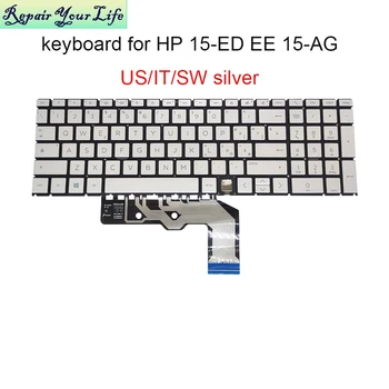 Anglų Japonija SW JI foninio apšvietimo Klaviatūra nešiojamas Klaviatūras HP ENVY X360 15-ED 15M-ED 15-AG PAVYDAS 15 EE TPN-W140 C149 NSK-XW1BC