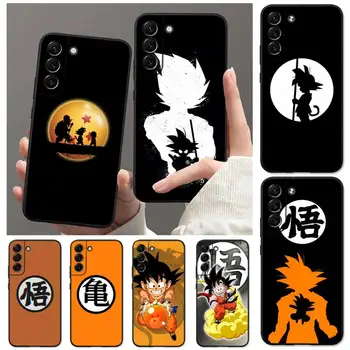 Anime Goku Sūnus DBZ Dragon Ball Z Telefono dėklas Samsung Galaxy S21 S22 Ultra S20 FE S10 S9 Plus 5G lite 2020 m., Minkštas Funda Dangtis
