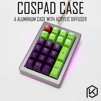 Anoduoto Aliuminio atveju cospad xd24 užsakymą klaviatūra akrilo plokštės difuzorius gali padėti Pasukimo petnešomis rėmėjas