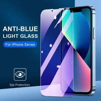 Anti-Blu-ray Akių Apsauga Telefono Apsauginė Plėvelė iPhone 14 13 12 11 Por Max mini 7 8 XS XR Plus SE 2020 m.