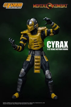 Audra Žaislai 1/12 CYRAX Mortal Kombat Kareivis Modelis, Pilnas Komplektas 6