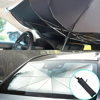 Automobilio Saulės Atspalvis, Raštas Skėtis prekinis, galinis Stiklo Apsauga Honda Civic Sutarimu Džiazo Tilptų CRV XRV Nissan X-Trail Patrol Qashqai