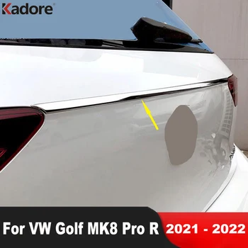 Automobilių Aksesuarai Volkswagen VW Golf 8 MK8 Pro R 2021 2022 Nerūdijančio Galiniai bagažo skyriaus Dangtis Padengti Apdaila Bagažinės Liejimo Garnyras Juostelės