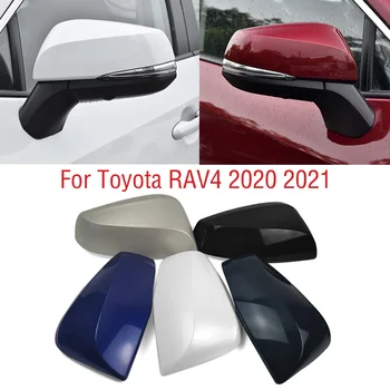 Automobilių Sparnų Durų Pusės Veidrodžio Dangtelis Dangtelis Ne galinio vaizdo Veidrodžio Dangtelis Korpuso Namas Toyota RAV4 RAV 4 2020 2021