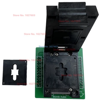 BGA48 adapteris Pikis 0,8 mm + TSOP48/SOP44 V3 bazės valdyba tik XGecu TL866II Plius programuotojas