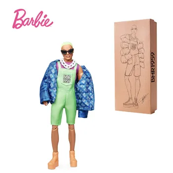 Barbė BMR1959 Lėlės Neon Kombinezonai & Puffer Jacket Anime Veiksmų Figrue Modelio Surinkimo 60 Metų Mados Berniukas, Asmeninį Stilių Žaislas
