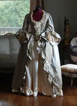 Cosplaydiy marija Antuanetė Baroko Kamuolys Suknelė Viduramžių Teismo Tauriųjų Princesė Renesanso Kostiumų Suknelė Halloween Carnival