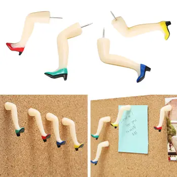 Dekoratyvinis Stumti Kaiščių Nykščio vinutės su plačiomis galvutėmis Office Raštinės reikmenys Moterų Kojos Didelės Smeigtukus Smeigtukus už skelbimų Lentoje Organizacijos Žemėlapyje