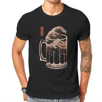 Didžiosios Bangos Savaitę Amatų Alaus T-Shirt Vyrai, Išgėrę Alkoholio, Geriamojo Derliaus Medvilnės Tees trumpomis Rankovėmis T Marškiniai Plius Dydis Viršūnės
