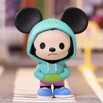 Disney Mickey Šeimos Gatvės Stiliaus Veiksmų Skaičius, Lėlės Žaislas Goofy Mickey Minnie Daisy Chip Dale Plutonas Scrooge Huey Dovanos Vaikams