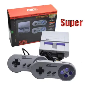 Dropshipping HD Išvesties Super NE Retro SNES Klasikinių Vaizdo Žaidimų Konsolėje įmontuota 21 Žaidimai Gali Įrašyti Žaidimai