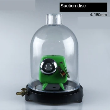 Dulkių Siurbimo Gaubtas Disko Bell Vakuume Laboratorija Plastiko Jar Garso Fizikos Mokslo eksperimentinis įrankis Y