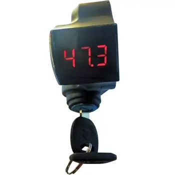 Elektrinis Dviratis Nykščio Droselio Digital Voltmeter Įtampos Ekrane Galia su Rakinimo Dviratį Pirštas, Nykštys Droselio Dropship