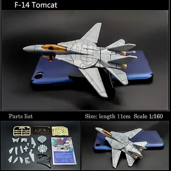 F-14A Kovotojas Tomcat 4D Surinkti Modelį Dėlionės Paveikslą, Žaislas Lėktuvas Orlaivių Kolekcijos Scena Sandpan Žaidimas