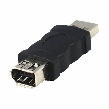 Firewire IEEE 1394 6 Pin Female USB 2.0 Type A Male Adapteris Adapteris 6P Pin Female USB Vyrų Adapteris Konverteris