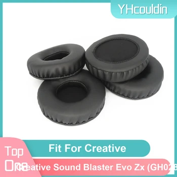 Gaubteliai Creative Creative Sound Blaster Evo Zx (GH0280) Ausinių Earcushions Minkštos PU Putų Pagalvėlės, Ausų Pagalvėlės Juoda
