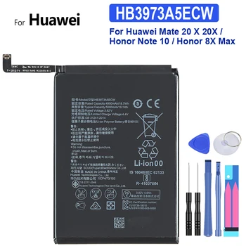 HB396589ECW HB3973A5ECW HB486586ECW Baterija HuaWei Nova 5 6 SE pro HB4073A5ECW Mate 20X 30 Garbę 10 Pastaba 8X Max VIew30 V30