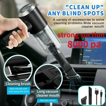 Handheld Vacuum Cleaner Usb Belaidžio Namų Biuro Automobilį Naudoti Mini Nešiojamieji Dulkių Sweeper Peleninę Nagų Dulkių Valymo Aparatas