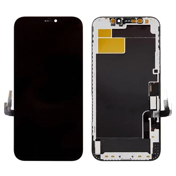 IPhone 12 12Pro OLED LCD Touch Plokštės Ekrano skaitmeninis keitiklis Asamblėjos Pakeitimo Vandeniui Rėmo Nėra Negyvų Pikselių