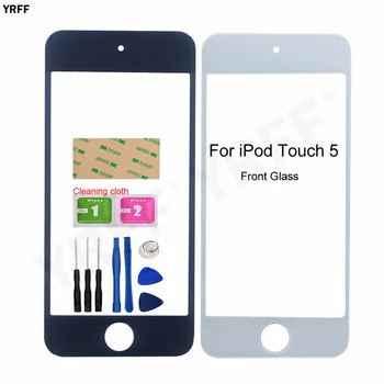 IPod Touch 5 Priekinis Stiklas Skydelis (Ne Touch Screen) Touch5 Išorinio Stiklo danga Surinkimo Dalys
