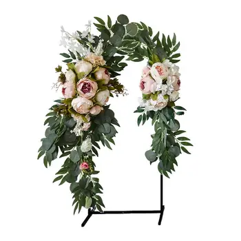 Kaimiškas Vestuves Arch Gėlių Nustatyti Ilgalaikį Deluxe Arch Gėlės 