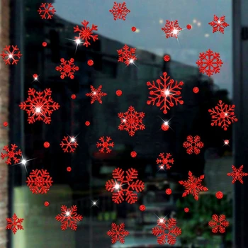 Kalėdų Snaigės Langą Tvirtai Laikosi Decal Sienų Lipdukai - Kalėdos/Laisvalaikis/Žiemos Stebuklų Papuošimai Baltos Spalvos Ornamentais