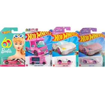 Karšto Ratų Barbies Papildomų Tooned Automobilių Barbie Dream Kemperis Barbie 60 Automobilių Animacinių filmų, Lieto Žaislas Lydinio Automobilio Modelį Žaislas Vaikams Dovanų