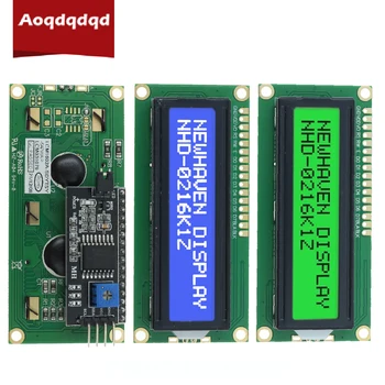 LCD1602 1602 LCD Modulis Mėlyna Geltona Žalia LCD Ekranas 16x2 Pobūdžio PCF8574 IIC I2C 5V už Arduino Starter 