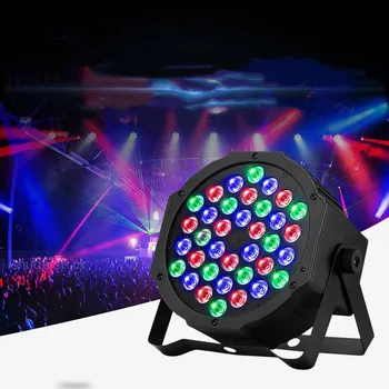 LED Disco Šviesos RGBW LED Scenos Šviesos Par Šviesos 16W 36W, Disco DJ Projektorius Mašina Šalies Šviesos Apdailos Scenos Apšvietimas