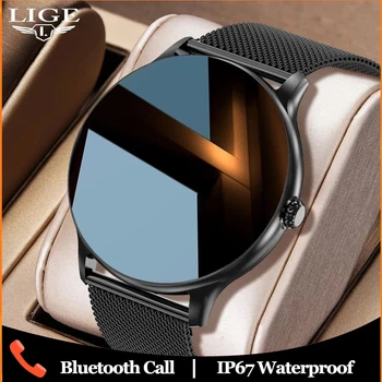LIGE Smartwatch Vyrų IP67 atsparus Vandeniui 