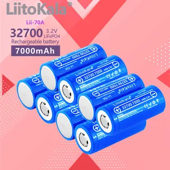 LiitoKala 3.2 V Lii-70A 32700 7000mAh Lifepo4 Akumuliatorius Ląstelių 5C Išleidimo Atsarginę Energijos Žibintuvėlis