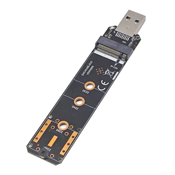 M. 2 į USB Adapteris Klavišą M NGFF M2 PCIe SATA Vidaus Konverteris USB 3.1 Gen 2 Tipo SSD Adapteris 2230 2242 2260 2280 SSD