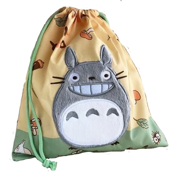 Mano Kaimynas Totoro Pliušinis Pleistras Išsiuvinėtu Virvę Pluoštas Kišenės Rinkti Maišai Švenčių Šalis Tiekimo Atveju Šalis, Dovanų Maišeliai