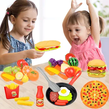 Modeliavimo Maisto Virtuvės Valgių Žaislas Apsimesti Žaisti, Maisto Nustatyti, Virtuvės Įdomu Žvalgybos Interaktyvių Žaislų Mergaitėms ir berniukams