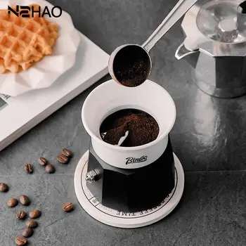 Moka Puodą Pasukimo Miltelių Dozavimo Žiedas Kavos Platintojo Leveler Espresso Įrankis Kavos Suklastoti Aksesuarai
