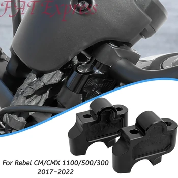 Motociklo Rankenos Alkūnės Rankena Juosta Pritvirtinkite Gnybtą Adapteris CNC Aliuminio Lydinio Honda Rebel CM CMX 500 1100 300 2017-2022 2021