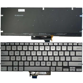 NAUJAS JAV Nešiojamojo kompiuterio Klaviatūros ASUS ZenBook UX431 X431 V431 K431 S431 X431FAC UX431U UX431F U4500F su apšvietimu