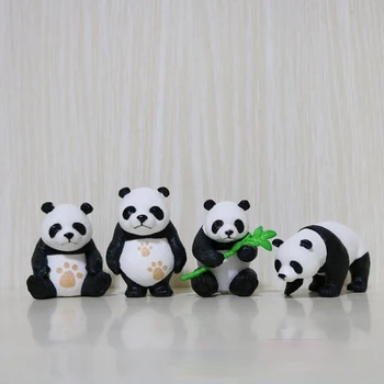 Naujas Bambuko Panda Žaislas Tėvų-vaikų Bendravimą Vaikų Kūdikių Žinių Gyvūnų Modelis Įdomus ir Mielas Žaislai