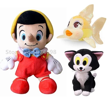 Naujas Figaro Katė Cleo Žuvų Jiminy Kriketas Pliušinis Įdaryti Lėlė Baby Toy Dolls Vaikams Dovanos Vaikams