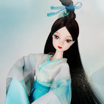 Naujas atvykimo Kinų princesė lėlės #9131 tradional drabužiai