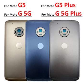 Naują Galinį Galinis Dangtelis Motorola Moto G5 G 5G Plius G5Plus Baterijos Durų Būsto Baterijos, Galinio Dangtelio