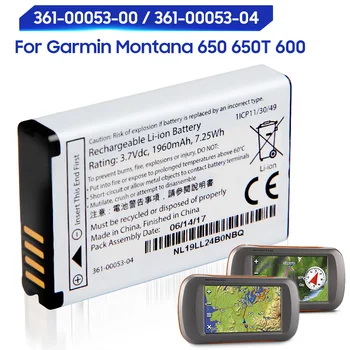 Originalaus Akumuliatoriaus 361-00053-04 Garmin Montana 650 680 650T 600 361-00053-00 Originali VIRB GPS Baterija 2000mAh